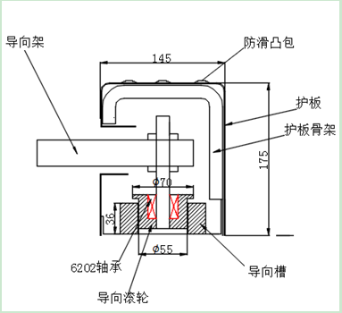 密集架側(cè)面導(dǎo)正系統(tǒng)